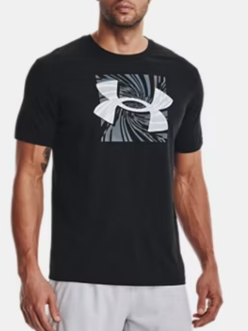 Under Armour Men’s UA Vortex Logo T-Shirt NAVY/White/Grey XL NWT Loose Fit